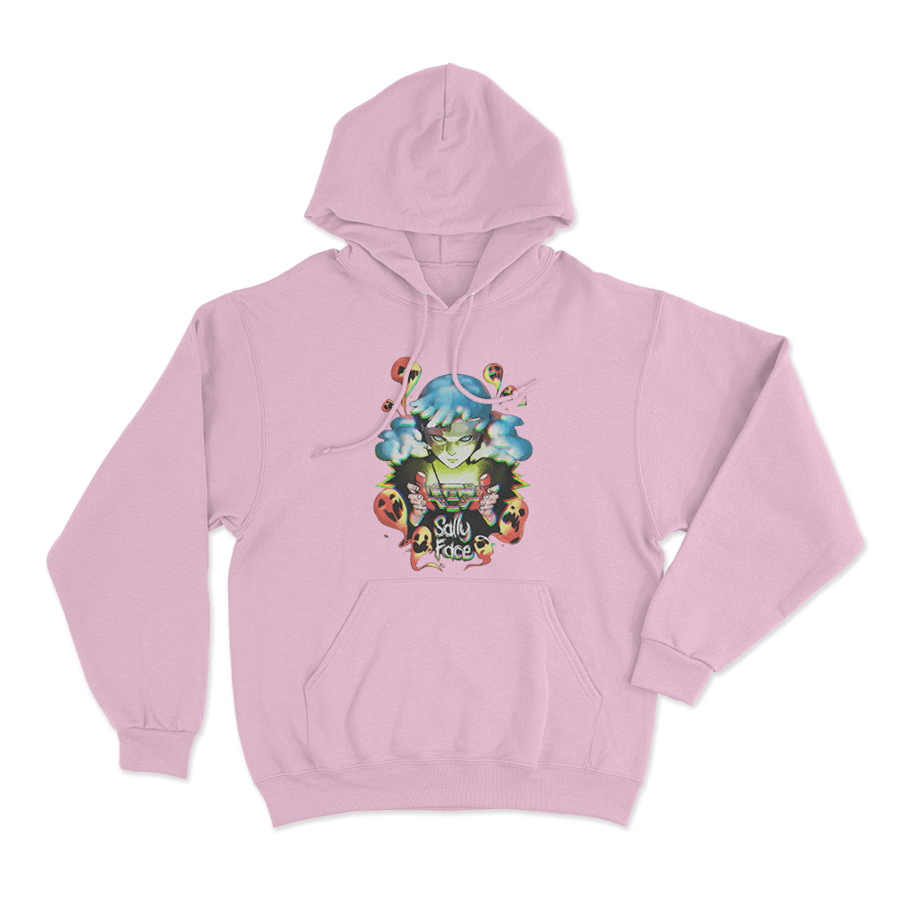 Ghosts Unisex Hoodie Pink Ghosts Unisex Hoodie Pink