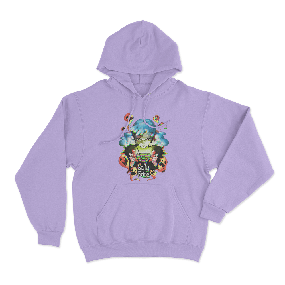 Ghosts Unisex Hoodie Purple Ghosts Unisex Hoodie Purple