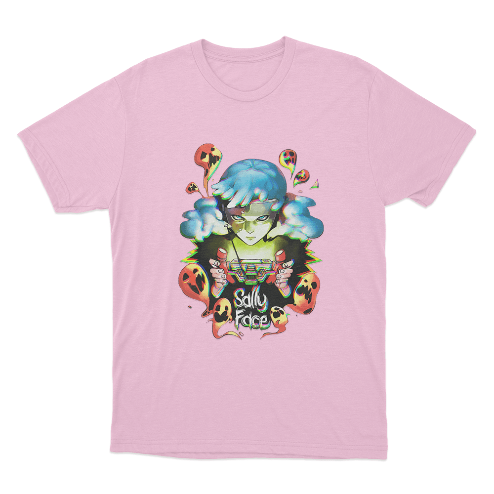 Ghosts Unisex T Shirt Pink Ghosts Unisex T Shirt Pink