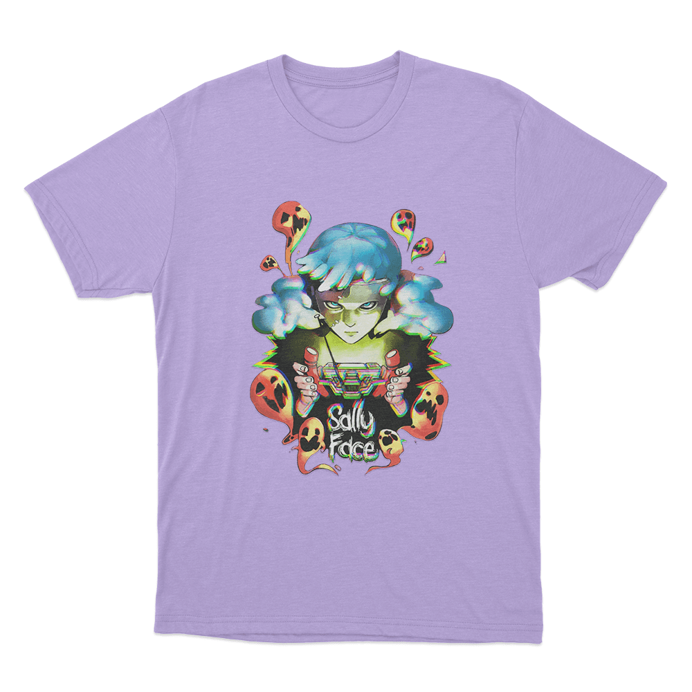 Ghosts Unisex T Shirt Purple Ghosts Unisex T Shirt Purple