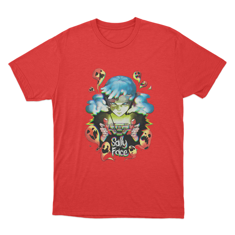 Ghosts Unisex T Shirt Red Ghosts Unisex T Shirt Red