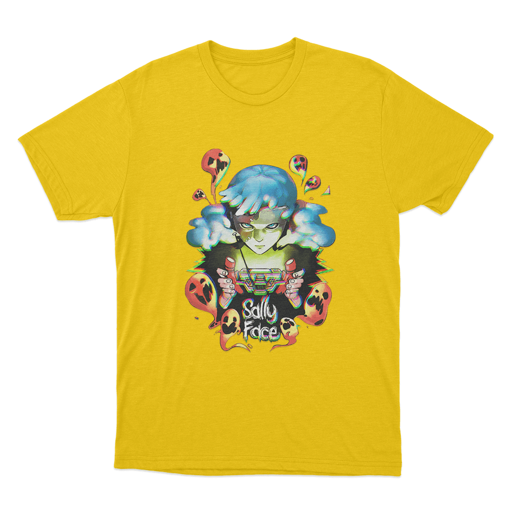 Ghosts Unisex T Shirt Yellow Ghosts Unisex T Shirt Yellow