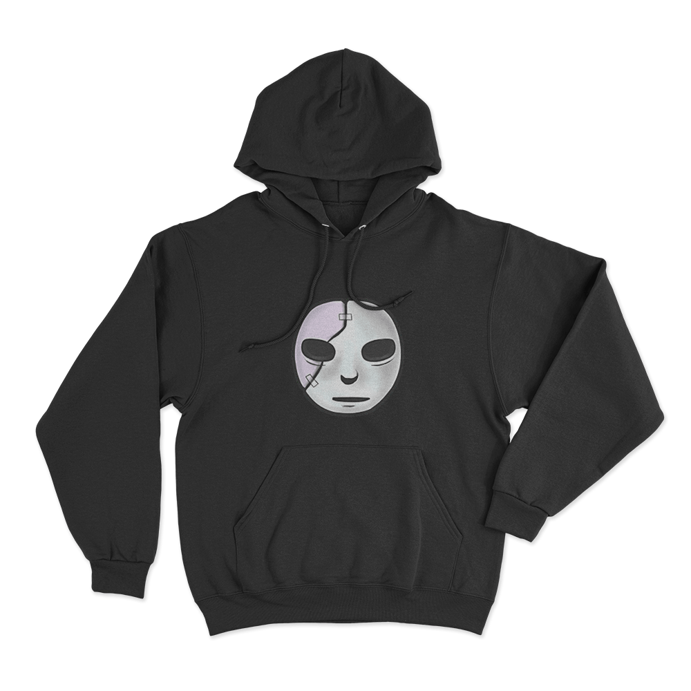 Mask Unisex Hoodie Black Mask Unisex Hoodie Black
