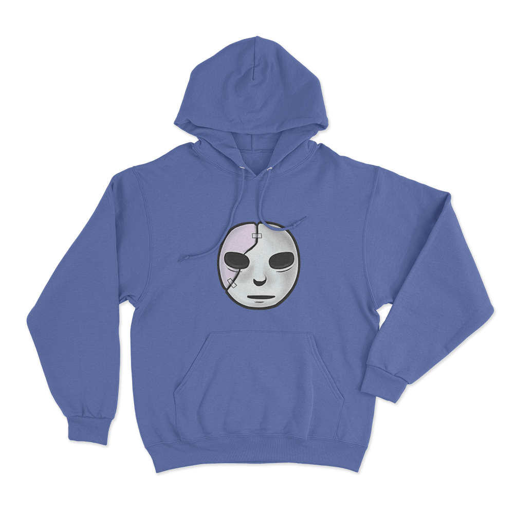 Mask Unisex Hoodie Blue Mask Unisex Hoodie Blue