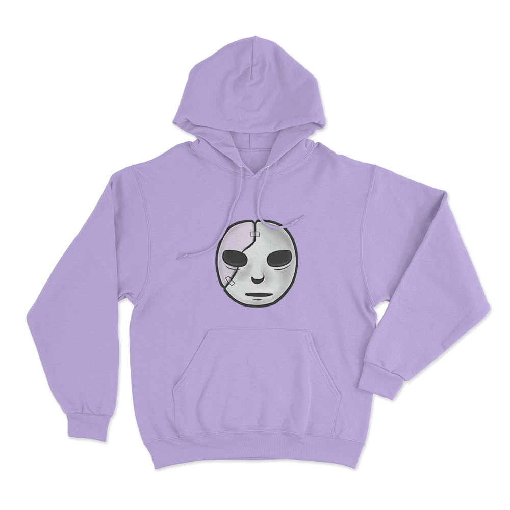 Mask Unisex Hoodie Purple Mask Unisex Hoodie Purple