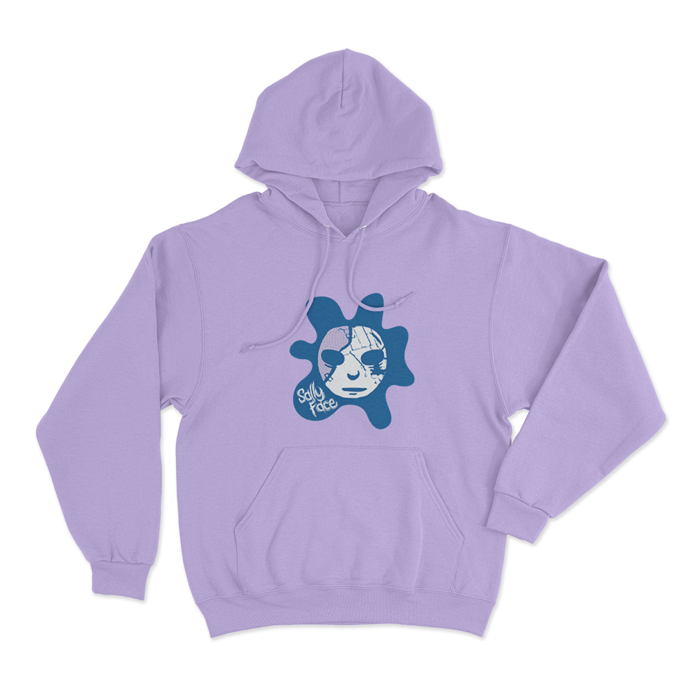 Melting Mask Unisex Hoodie Purple Melting Mask Unisex Hoodie Purple