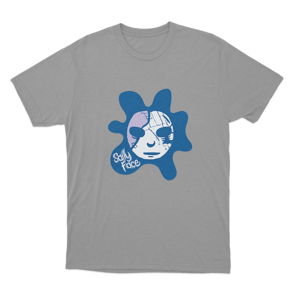 Melting Mask Unisex T Shirt Grey Melting Mask Unisex T Shirt Grey