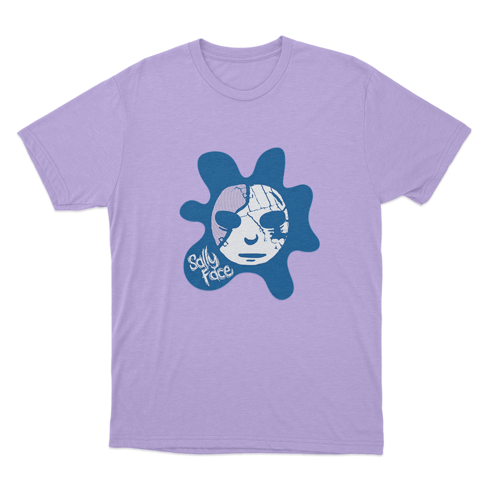 Melting Mask Unisex T Shirt Purple Melting Mask Unisex T Shirt Purple
