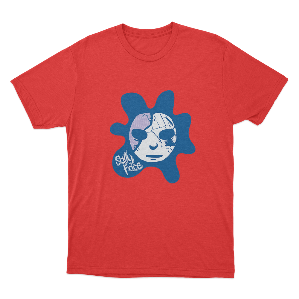 Melting Mask Unisex T Shirt Red Melting Mask Unisex T Shirt Red