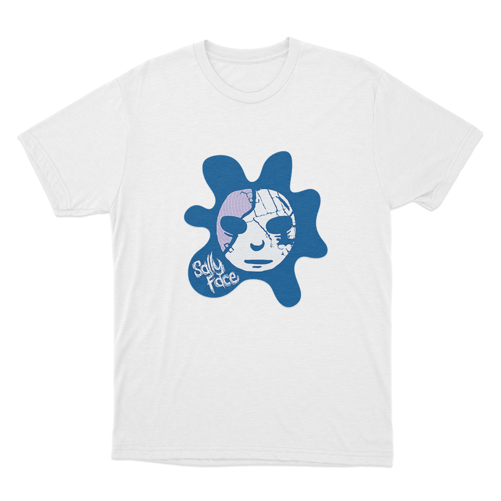 Melting Mask Unisex T Shirt White Melting Mask Unisex T Shirt White