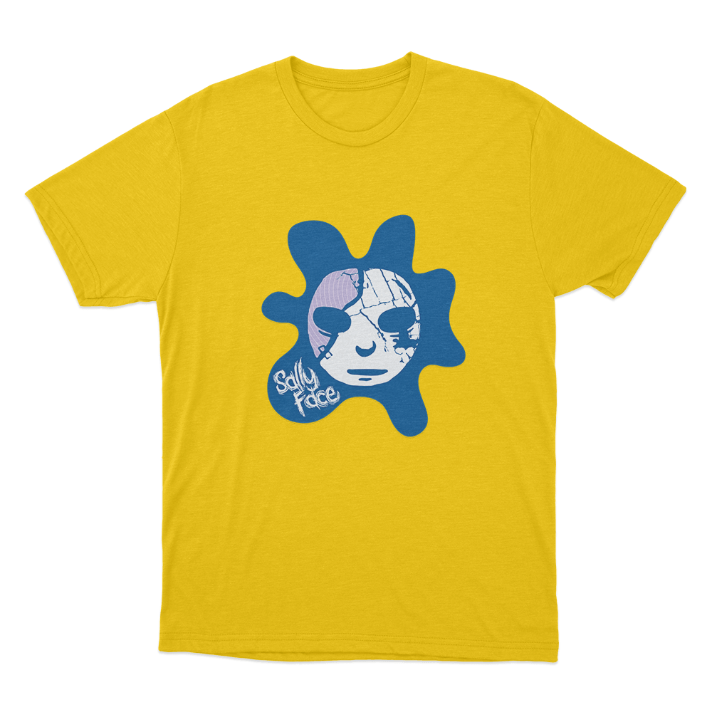 Melting Mask Unisex T Shirt Yellow Melting Mask Unisex T Shirt Yellow