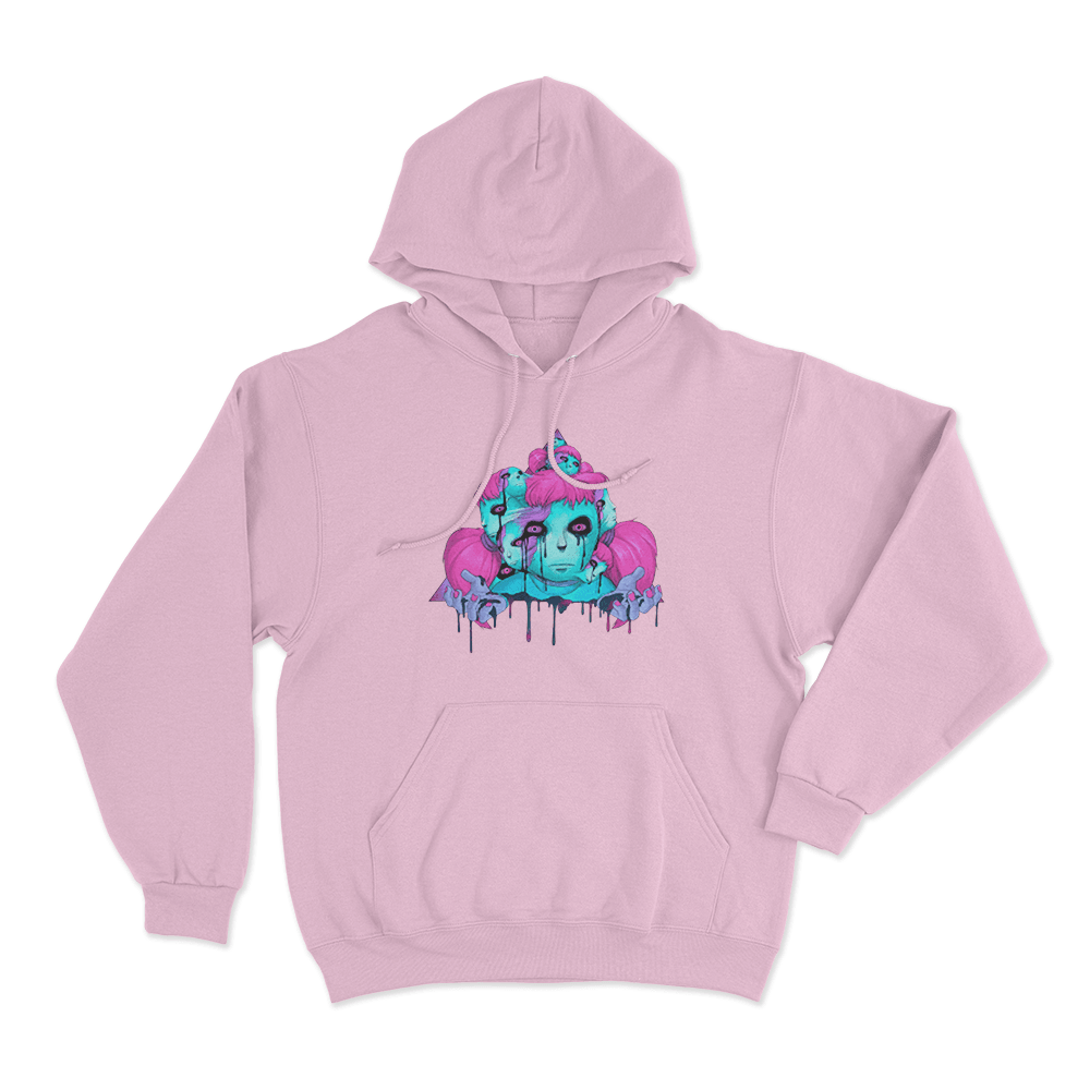 Psychedelic Sally Unisex Hoodie Pink Psychedelic Sally Unisex Hoodie Pink