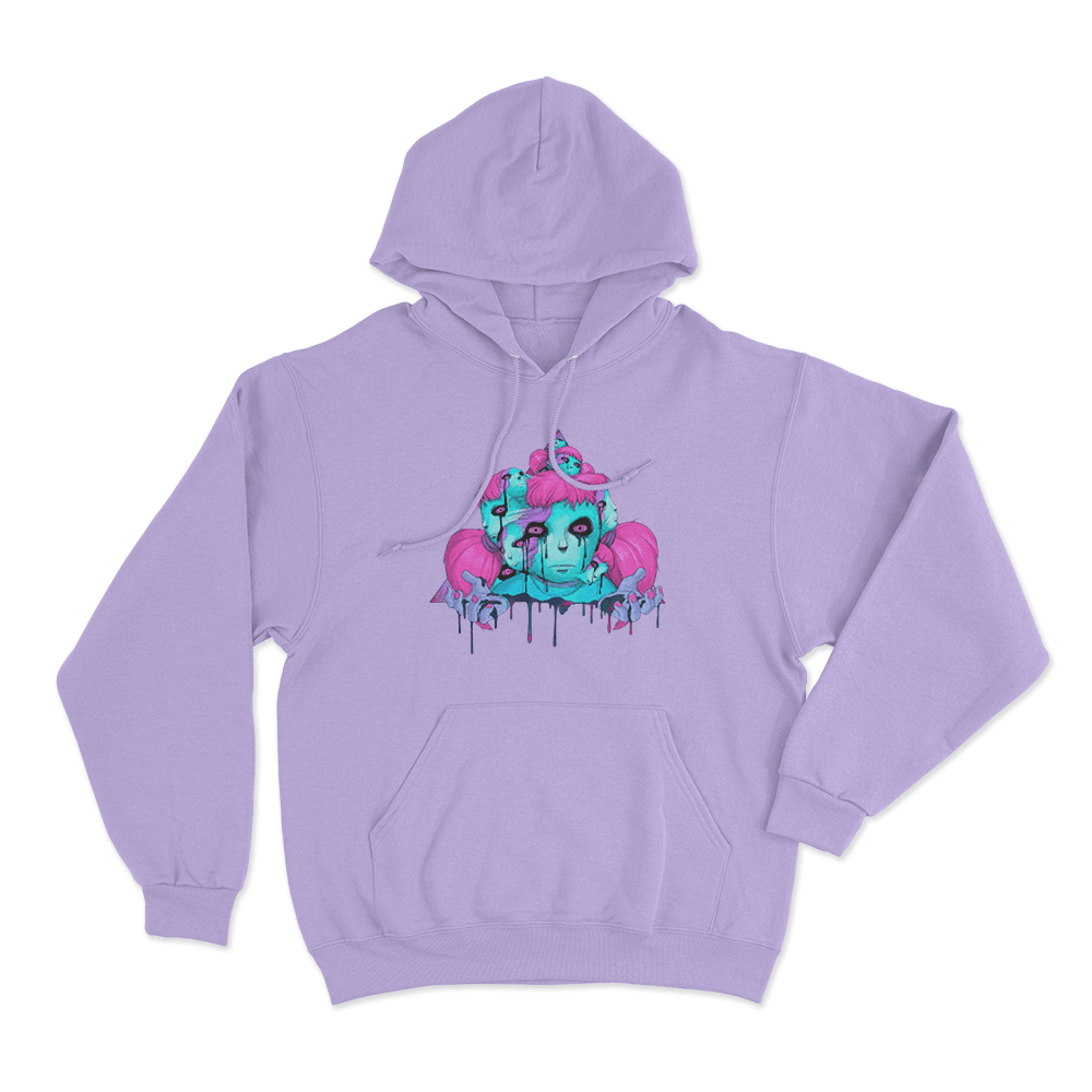 Psychedelic Sally Unisex Hoodie Purple Psychedelic Sally Unisex Hoodie Purple