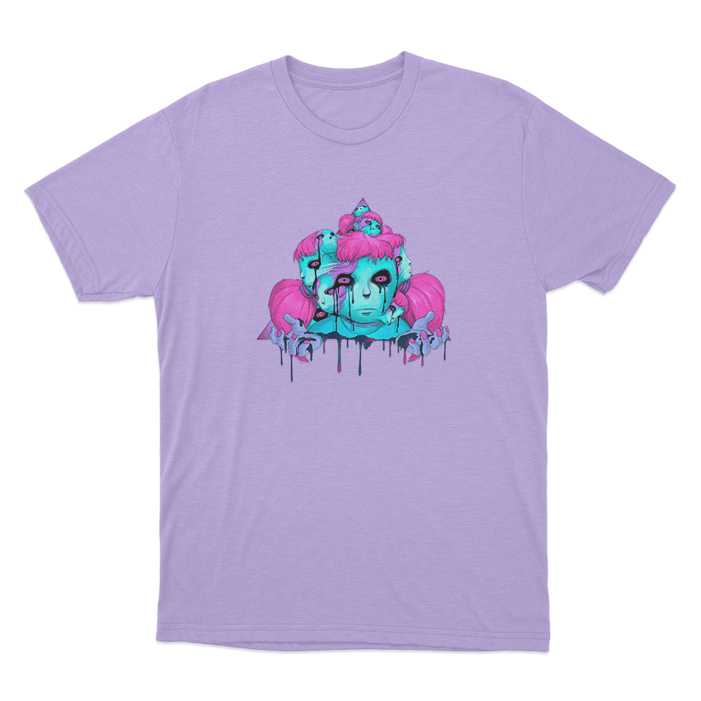 Psychedelic Sally Unisex T Shirt Purple Psychedelic Sally Unisex T Shirt Purple