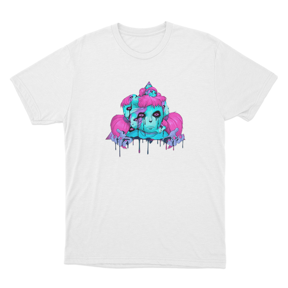 Psychedelic Sally Unisex T Shirt White Psychedelic Sally Unisex T Shirt White