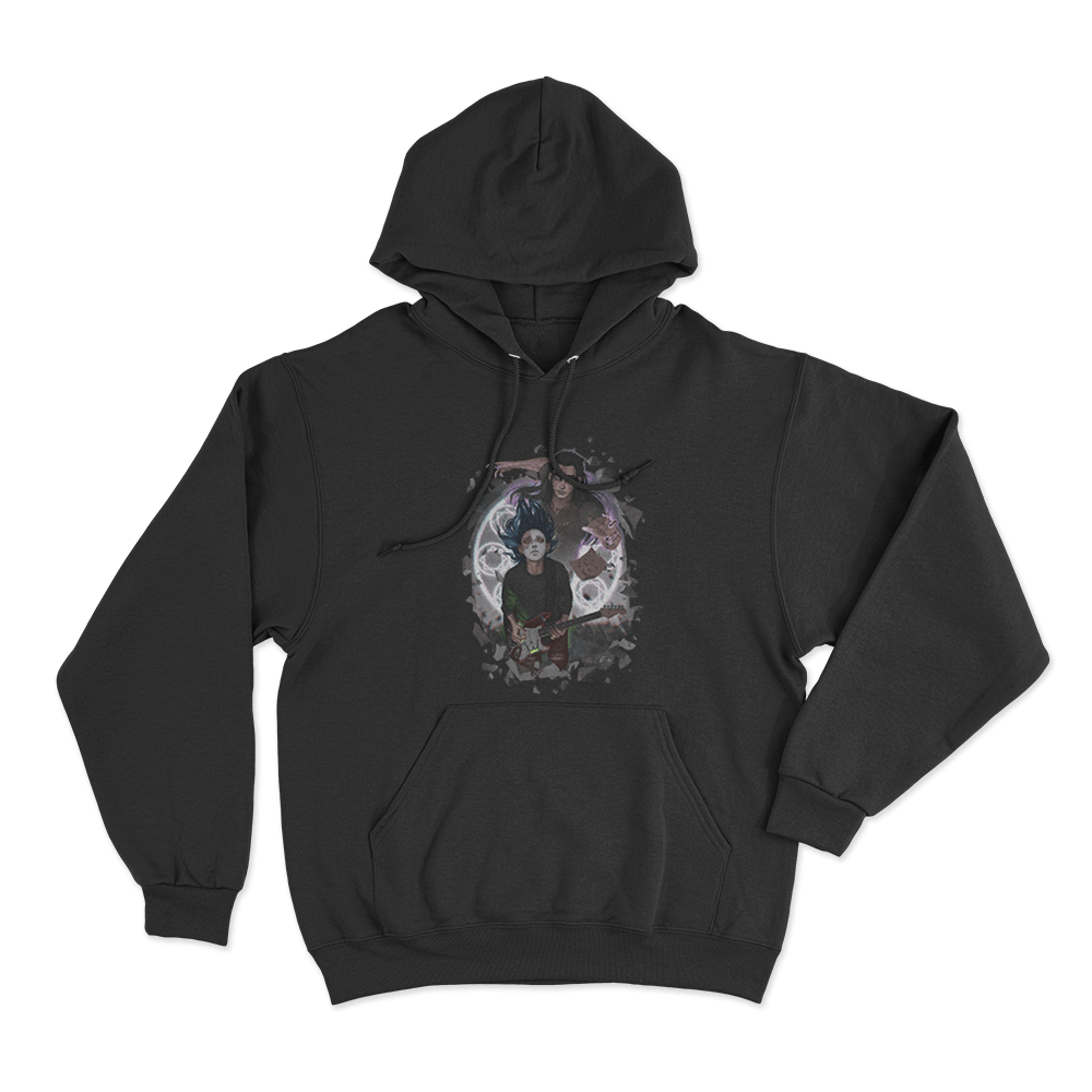 Rain Unisex Hoodie Black Rain Unisex Hoodie Black 1