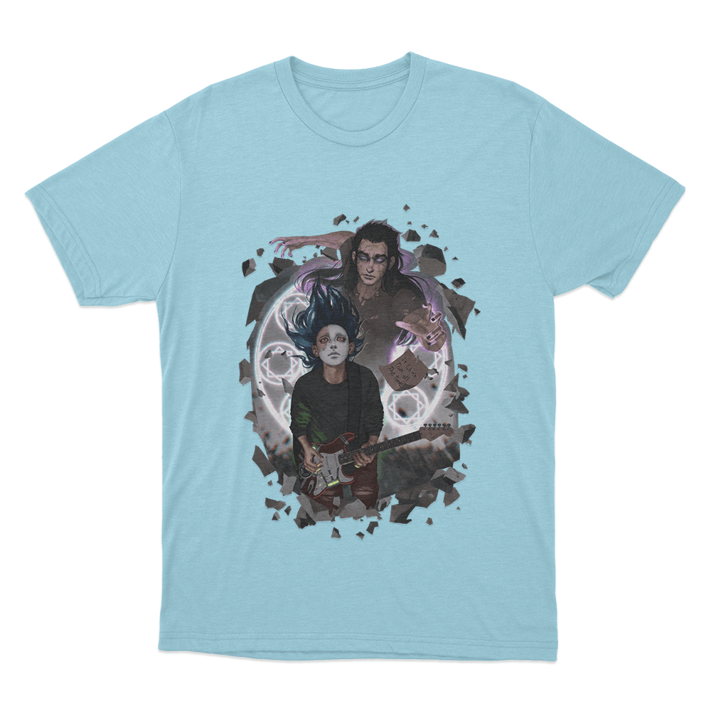 Rain Unisex T Shirt Sky Blue Rain Unisex T Shirt Sky Blue