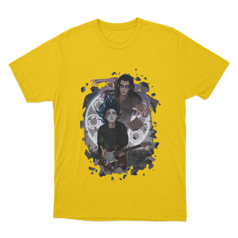 Rain Unisex T Shirt Yellow Rain Unisex T Shirt Yellow