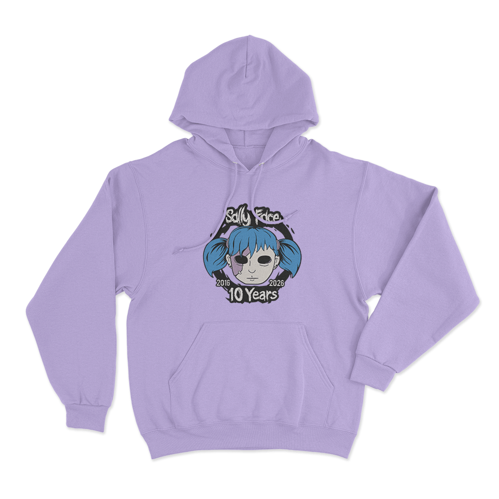 Sally Face 10th Anniversary Unisex Hoodie Purple Sally Face 10th Anniversary Unisex Hoodie Purple