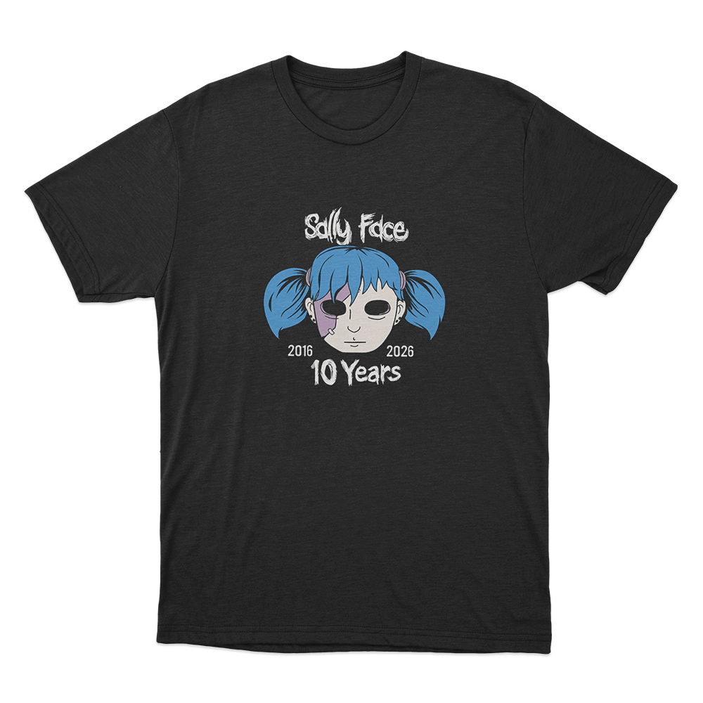 Sally Face 10th Anniversary Unisex T Shirt Black Sally Face 10th Anniversary Unisex T Shirt Black