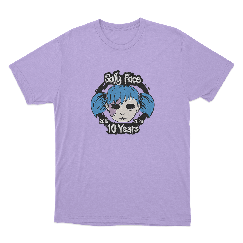 Sally Face 10th Anniversary Unisex T Shirt Purple Sally Face 10th Anniversary Unisex T Shirt Purple