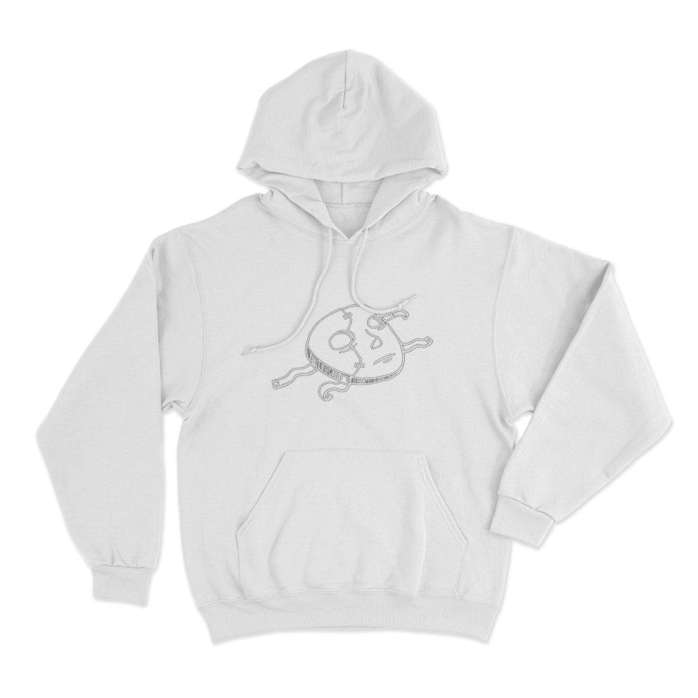 Sally Face Mask Unisex Hoodie White Sally Face Mask Unisex Hoodie White