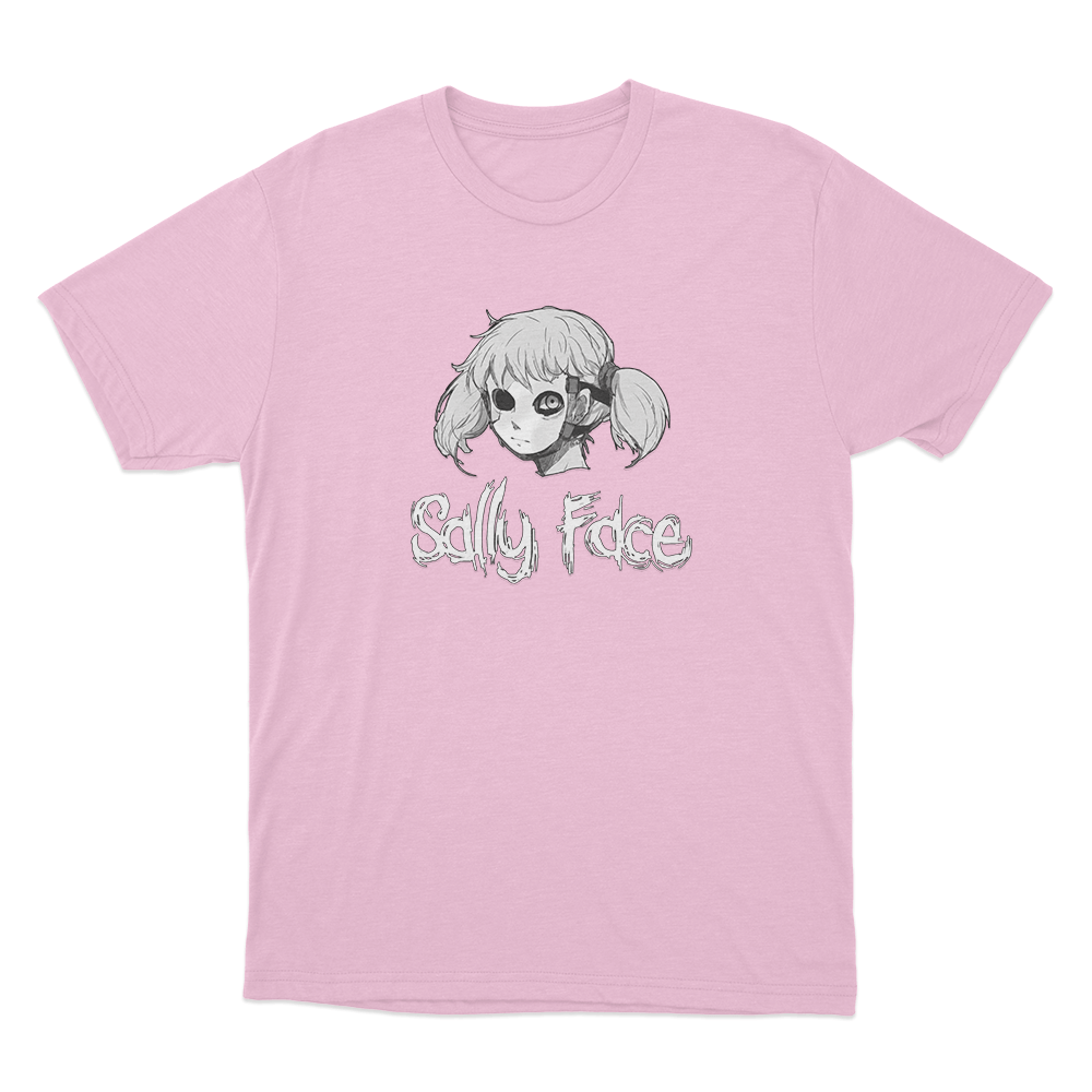 Sally Face Portrait Unisex T Shirt Pink Sally Face Portrait Unisex T Shirt Pink