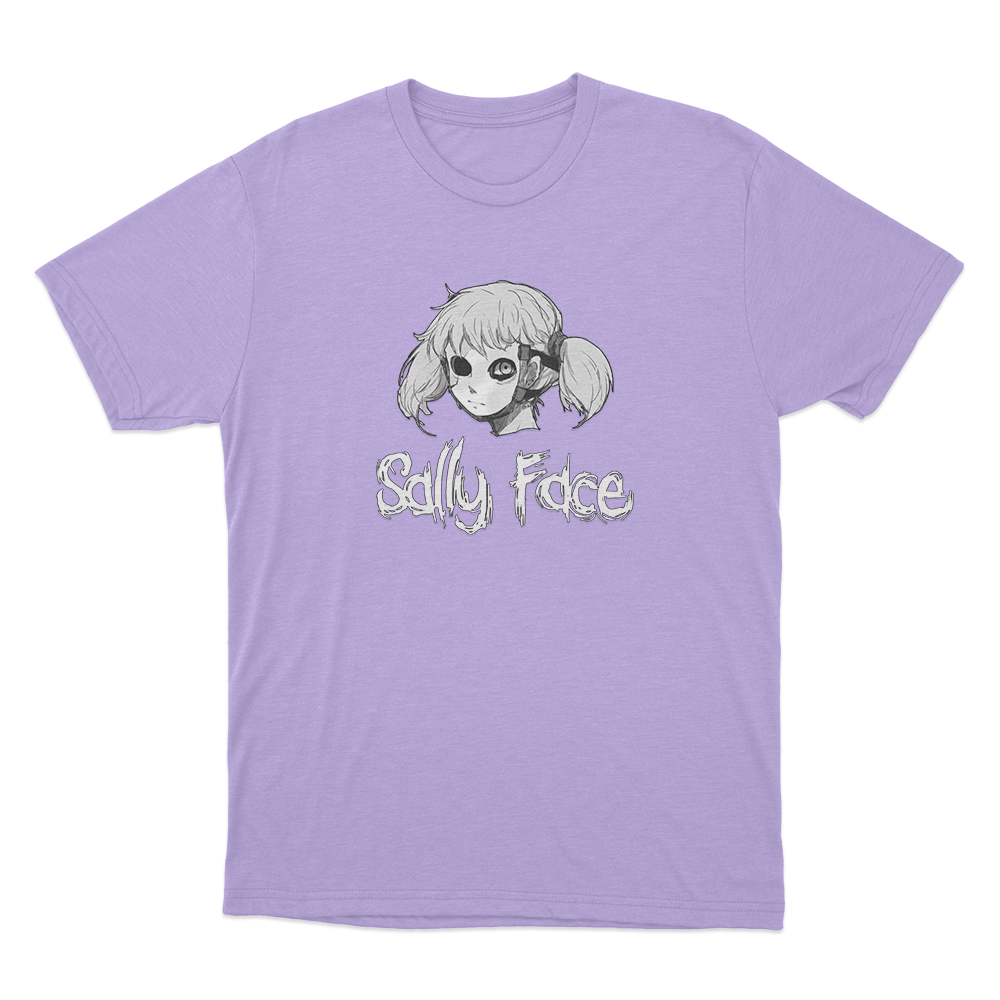 Sally Face Portrait Unisex T Shirt Purple Sally Face Portrait Unisex T Shirt Purple