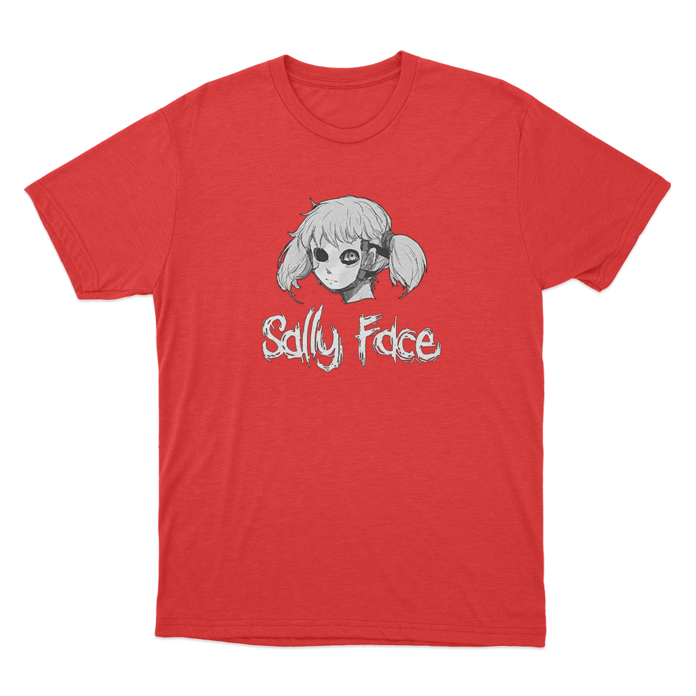 Sally Face Portrait Unisex T Shirt Red Sally Face Portrait Unisex T Shirt Red