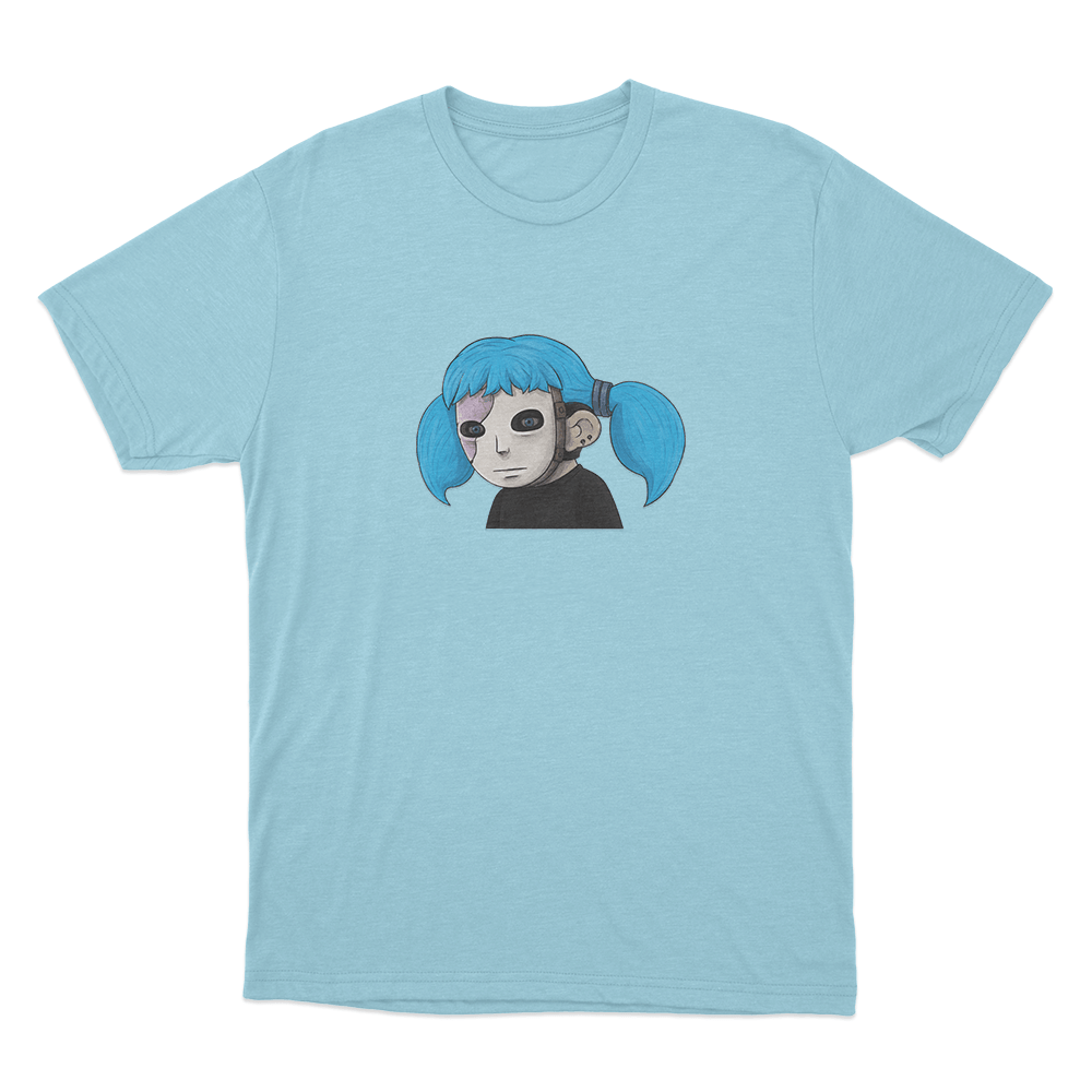Sally Face Unisex T Shirt Sky Blue Sally Face Unisex T Shirt Sky Blue