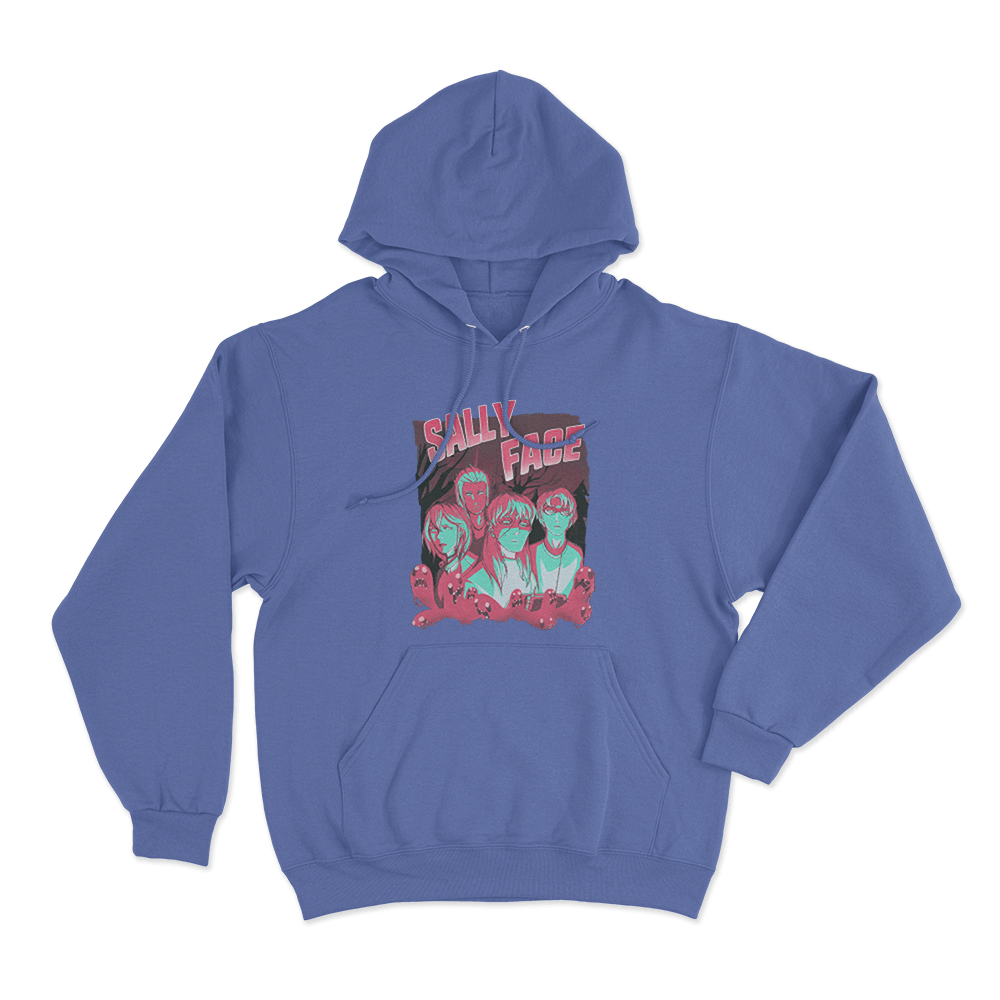 Shadows Unisex Hoodie Blue Shadows Unisex Hoodie Blue