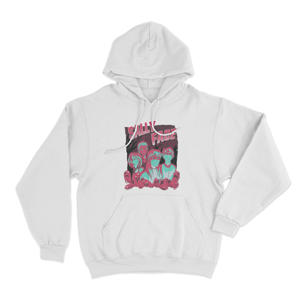 Shadows Unisex Hoodie White Shadows Unisex Hoodie White
