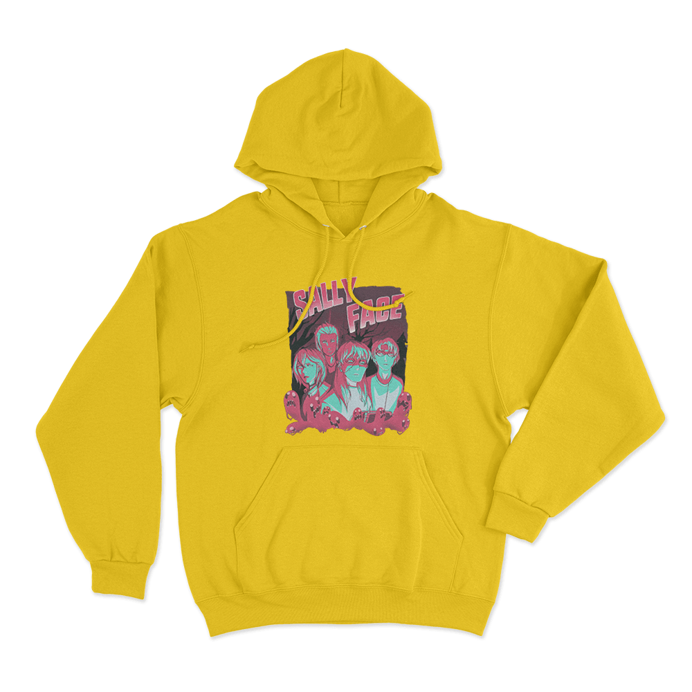 Shadows Unisex Hoodie Yellow Shadows Unisex Hoodie Yellow